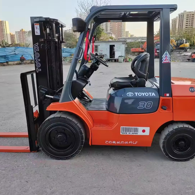 2012 Usato Toyota 3 tonnellate carrelli elevatori FD30 Buone condizioni e di seconda mano