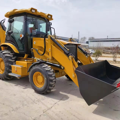 Caterpillar usato CAT 416E 420E 420F 430F trattore con retroescalatore e caricatore anteriore pronto