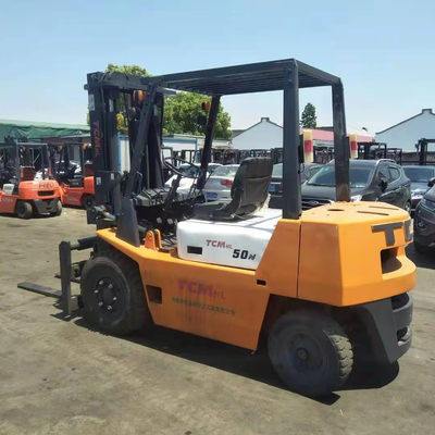 TCMFD50 carrelli elevatori di seconda mano 5 tonnellate di GPL per officine di riparazione macchine