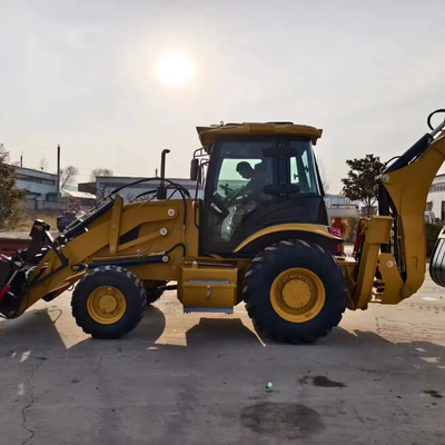 Negozi di materiali da costruzione Caterpillar CAT420F caricatore di retroescalatore con 9000 kg di peso della macchina
