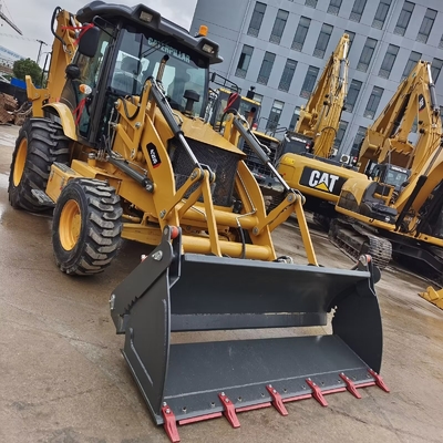 0.9CBM Capacità del secchio CAT 420F usata Caterpillar Backhoe Loader in condizioni superiori