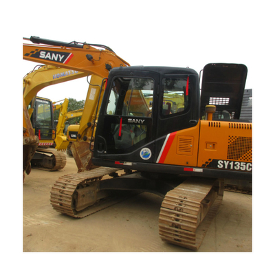 Escavatori Sany di seconda mano SY135C Escavatori idraulici con motore ISUZU