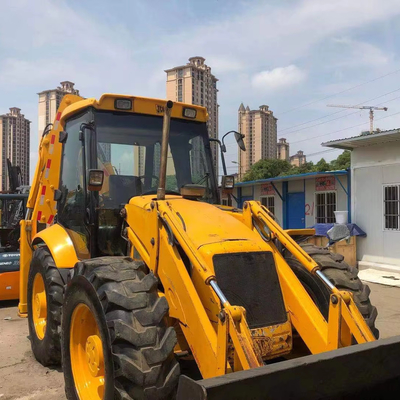 Caricatore di retroescalatore JCB 4CX di seconda mano con retroescalatore JCB 3CX 4CX in buone condizioni
