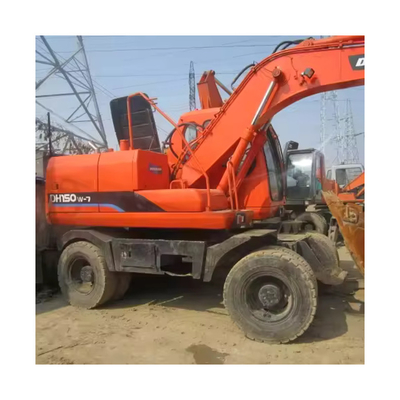 DB58TIS Motore Doosan DH150W-7 Escavatore a ruote da 15 tonnellate per paesaggi e costruzioni