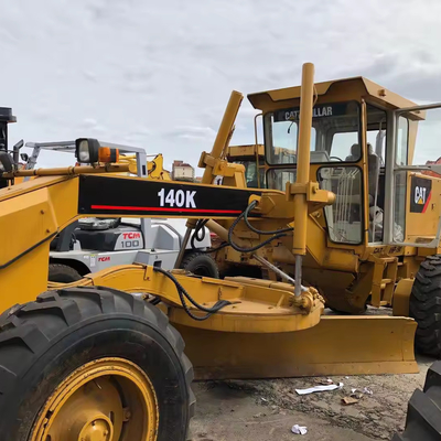 Buon utilizzo CAT 140HK Motor Grader 140H 140G Caterpillar 140K 1200 ore di lavoro 17000 kg