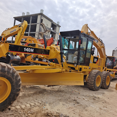 Cummins Motor 17000 KG Caterpillar 140H Motor Grader in magazzino per la costruzione di strade