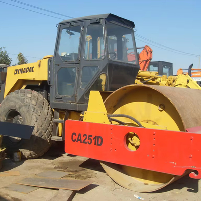 Velocità di marcia 0-10km/h Dynapac CA251d Single Drum Vibratory Roller 2020