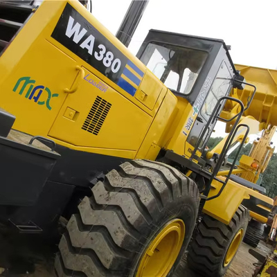 Komatsu WA380 caricatore a ruote Usato 890 ore di lavoro 16360-16370 kg originale di seconda mano