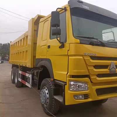 Howo 6x4 tipper dumper camion usato 375 diesel camion 10825mmx2496mmx3450mm