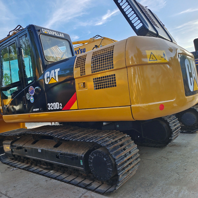 Escavatore Caterpillar usato Cat320d 320D Escavatore idraulico a trascinatore 1.2CBM Capacità del secchio