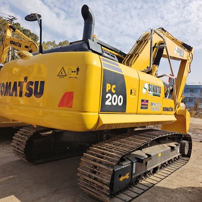 Usato Giappone Komatsu PC200-8 Escavatore idraulico a trascinatore 1.2CBM Capacità del secchio