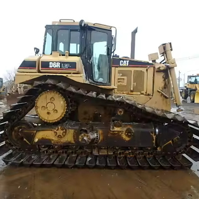 Bulldozer usato CAT D6r Crawler Bulldozer durevole D6r con 16000 KG di peso della macchina
