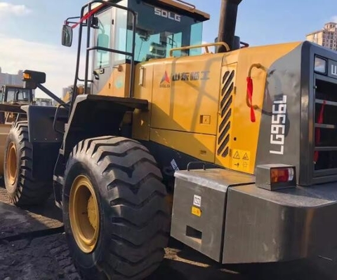 Buone condizioni 5Ton 17TONS caricatore SDLG usato 75 KW caricatore SDLG LG956L