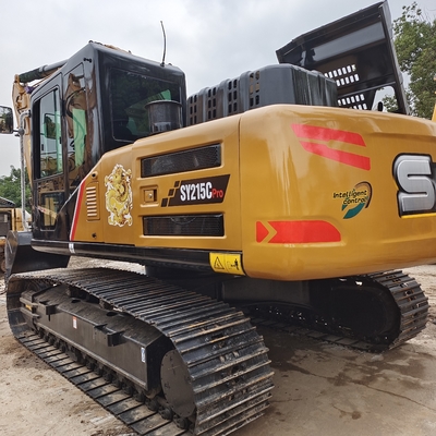 Sany SY215C Escavatore idraulico con pompa idraulica originale e motore ISUZU