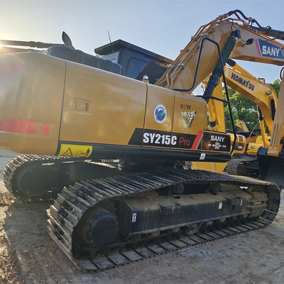 Motore ISUZU Usato Sany SY215C Escavatore idraulico per attrezzature da costruzione