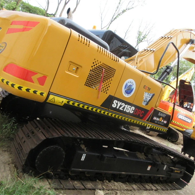 Sany SY215C Escavatore usato con 1.2CBM capacità di secchio e 21000 KG di peso della macchina