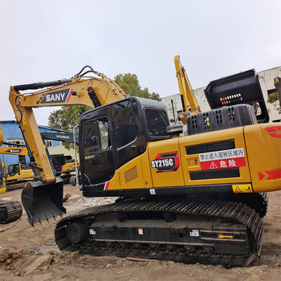 Sany SY215C escavatore idraulico a trascinatore originale utilizzato per le attrezzature da costruzione