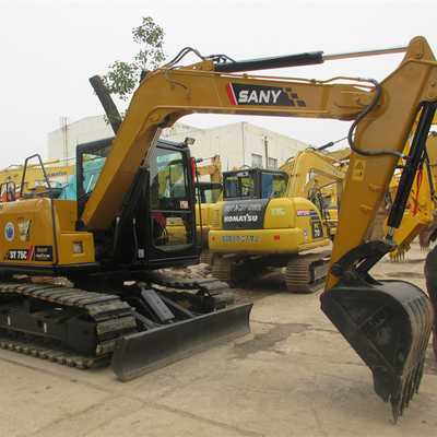 Alta efficienza di lavoro utilizzata SANY SY75C Pro Excavator 2022 con motore ISUZU AU-4LE2X