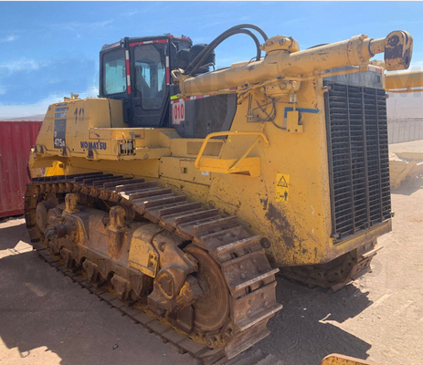Compass giapponese di seconda mano Komatsu 475A con bulldozer Caterpillar e motore originale