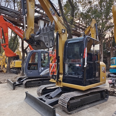 Escavatore Caterpillar 306E usato con cilindro idraulico originale e scarpe a rotaia