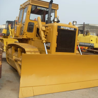 Bulldozer di seconda mano CAT D6G Dozer 16000 KG Crawler Bulldozer con valvola idraulica ORIGINALE