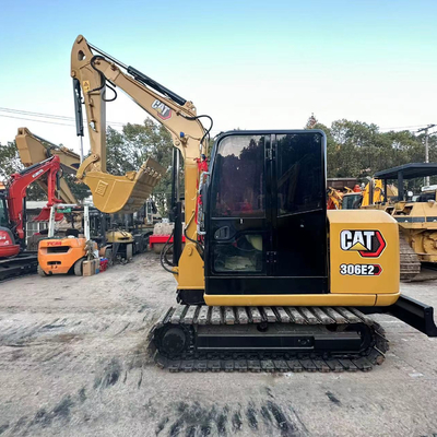 Usato Caterpillar 306E Mini Escavatore 6t CAT306 Macchina per spostare la terra con scarpe