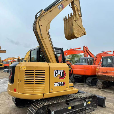 CAT307 Escavatore di seconda mano con macchine di trascinamento e pompa idraulica originale