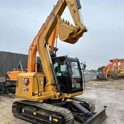 307E Escavatori di seconda mano Caterpillar 7 Ton Mini Machine con motore turbo C2.6 DI