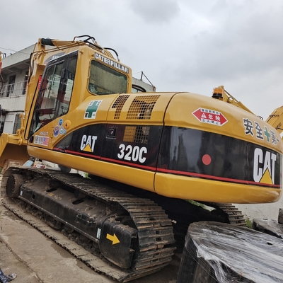 Giappone 320C Excavator usato Caterpillar con valvola idraulica originale in buone condizioni