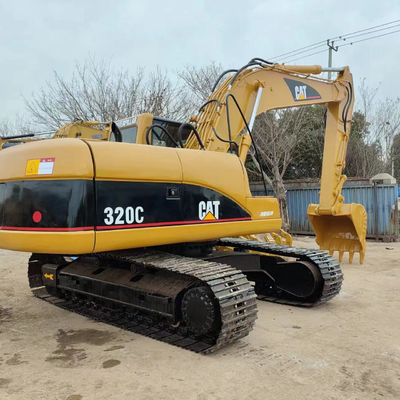Escavatori usati CAT 320C da 20 tonnellate con 1200 ore di lavoro originali e convenienti