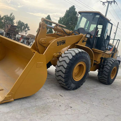 Buone condizioni Cat 966H di seconda mano carica ruote anteriori con 92 kW di potenza