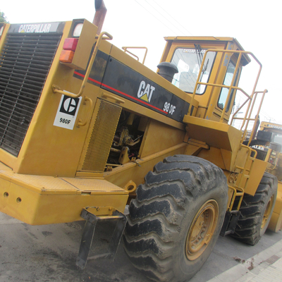 Caterpillar 980F di seconda mano carica ruote anteriori 92KW carico nominale 20TONS Buone condizioni