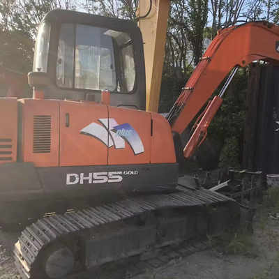 DOOSAN DX55-9C Mini Crawler Excavator 2010 Anno di seconda mano per la costruzione di lavori di terra