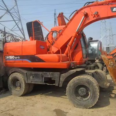DB58TIS Motore Doosan DH150W-7 Escavatori a ruote Coreano originale Escavatore da 15 tonnellate con parti