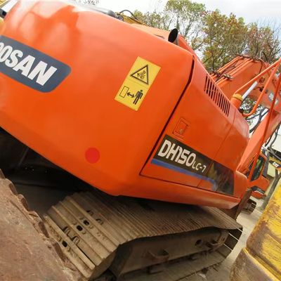 Doosan DH150lc-7 Used Excavator 15 TON Digger con 71KW di potenza e 1200 ore di lavoro