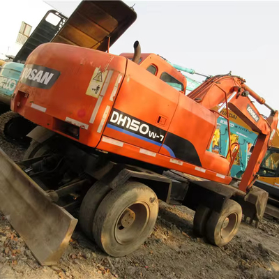 Escavatore Doosan, ruota da scavo DH150W-7 DH140 DX 60 Escavatori usati in buone condizioni