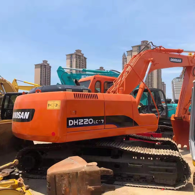 Peso di esercizio 21500 Escavatore usato Doosan DH220LC-7 22 tonnellate Doosan originale 225 300