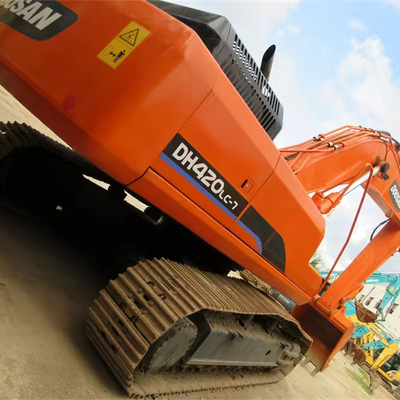 Doosan DH420LC-7 Escavatore usato con pompa idraulica originale e capacità di secchio 2.18