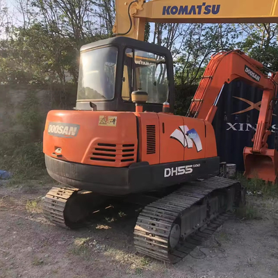 Miniescavatore Doosan Dx55 5 tonnellate con motore 4TNV94L e pompa idraulica originale