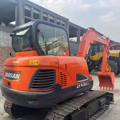 Mini mini escavatore DX60-9C Usato Doosan DX60-9C escavatore 6Ton macchina di seconda mano