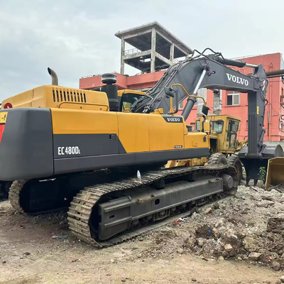 Escavatore VolvoEC480D di seconda mano da 48 tonnellate con cilindro idraulico originale
