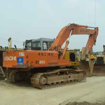 Escavatore usato Hitachi EX200-5 in buone condizioni 4000 ore di lavoro Motore ISUZU
