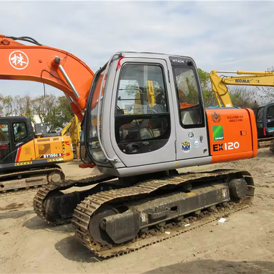 12TONS Usato Hitachi EX120-3 Crawler Excavator ZX200-3 ZX200-5 EX120-3 EX200-1 a Shanghai