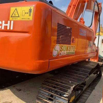 Usato Hitachi zx200 Escavatore 20t 1CBM Capacità del secchio Peso della macchina 200000 KG