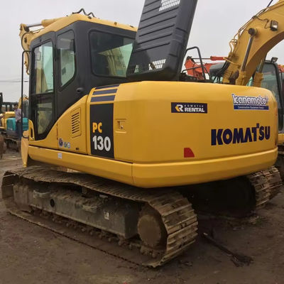Escavatore Komatsu PC130-7 usato Escavatore da 13 tonnellate con valvola idraulica originale