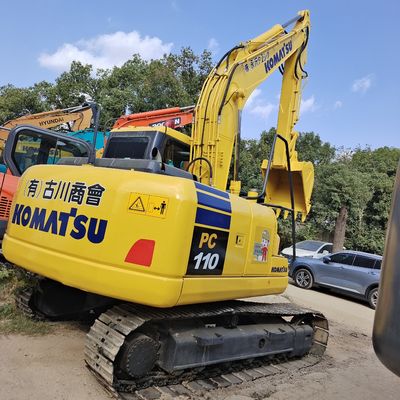 800 ore di lavoro Komatsu Used Crawler Excavator PC110 con valvola idraulica originale