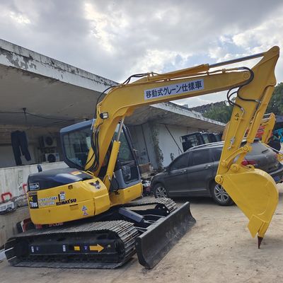 Giappone Originale Komatsu PC78 Escavatore con lama e linea di rottura in buone condizioni