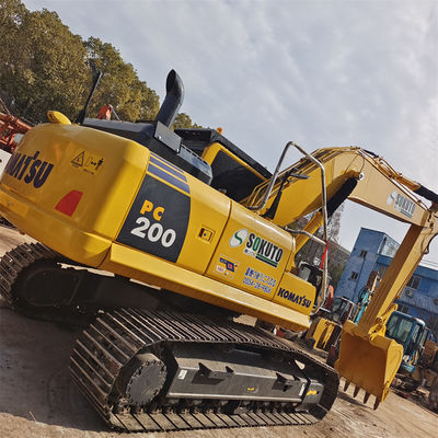 120kw Komatsu PC200-8 Escavatore usato 20 tonnellate Crawler nello stabilimento di produzione in Giappone