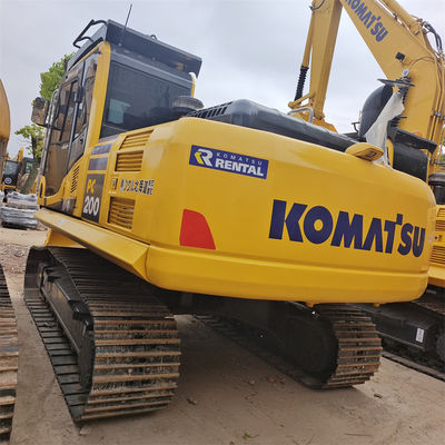 Escavatore giapponese usato PC200-7 PC200-8 con motore originale e 1cbm di capacità del secchio