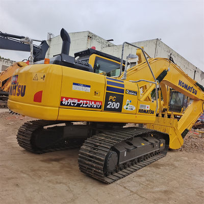 Usato Komatsu PC200-8 escavatore macchina giapponese con altezza massima di scavo di 11000